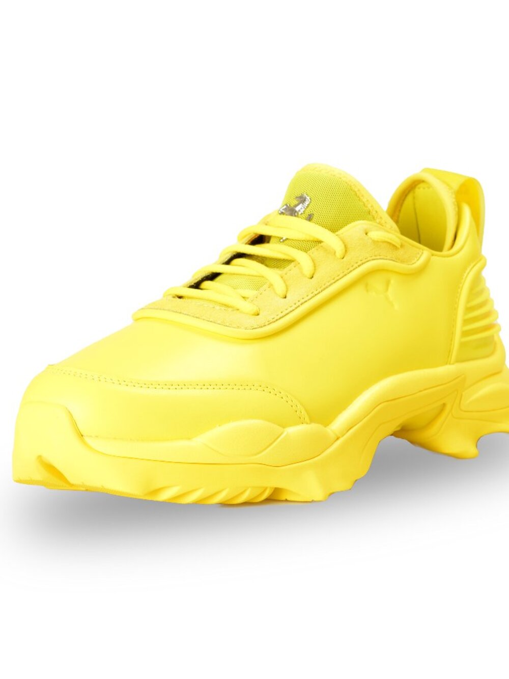 Puma X Scuderia Ferrari Nitefox Yellow Leather Sneakers Shoes US 13 UK 12 EU 47